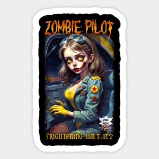 Zombie Pilot 02 Sticker